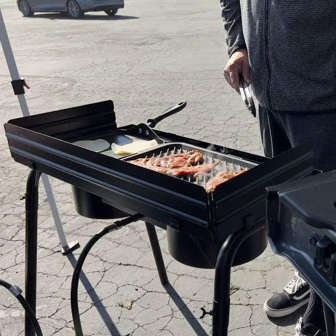 Flame King Outdoor Propane Double Dual Burner Cooker Stove by Flame King Products