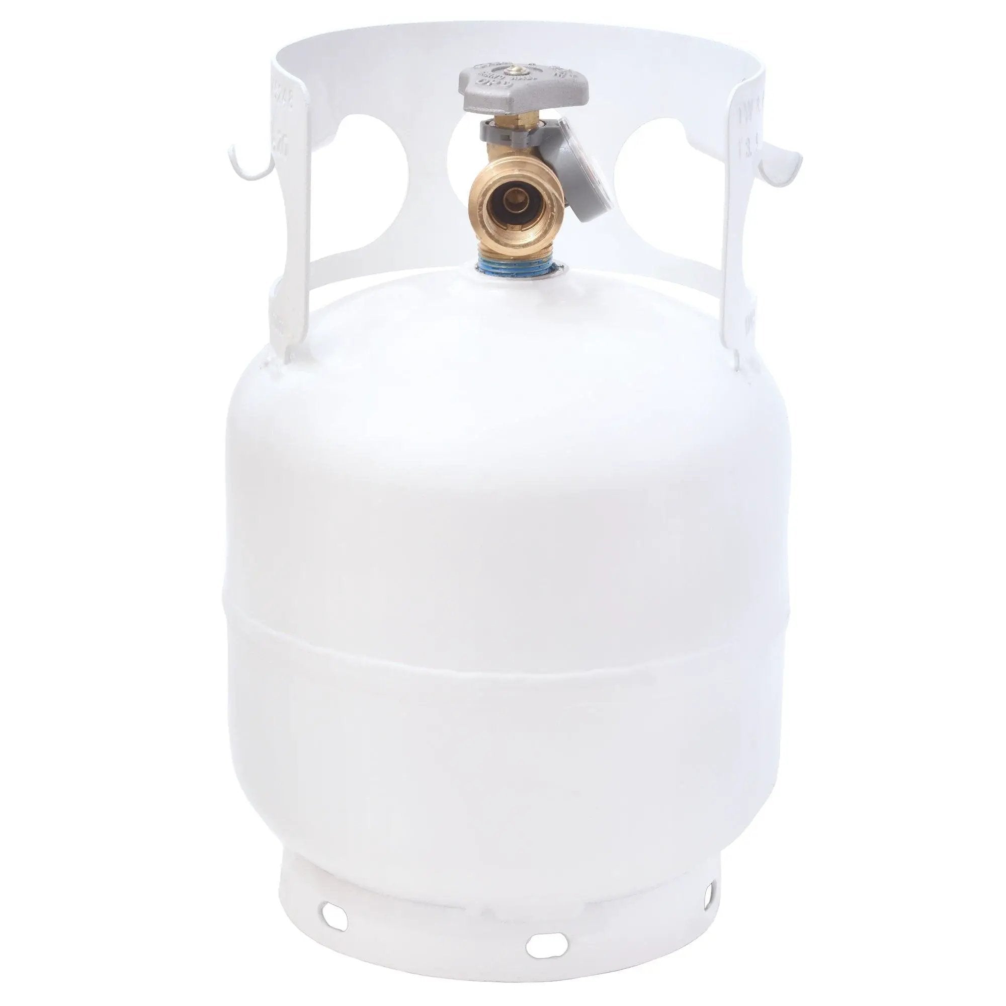 Flame King Portable 5lb Propane Tank LP Cylinder with OPD & Gauge by Flame King Products