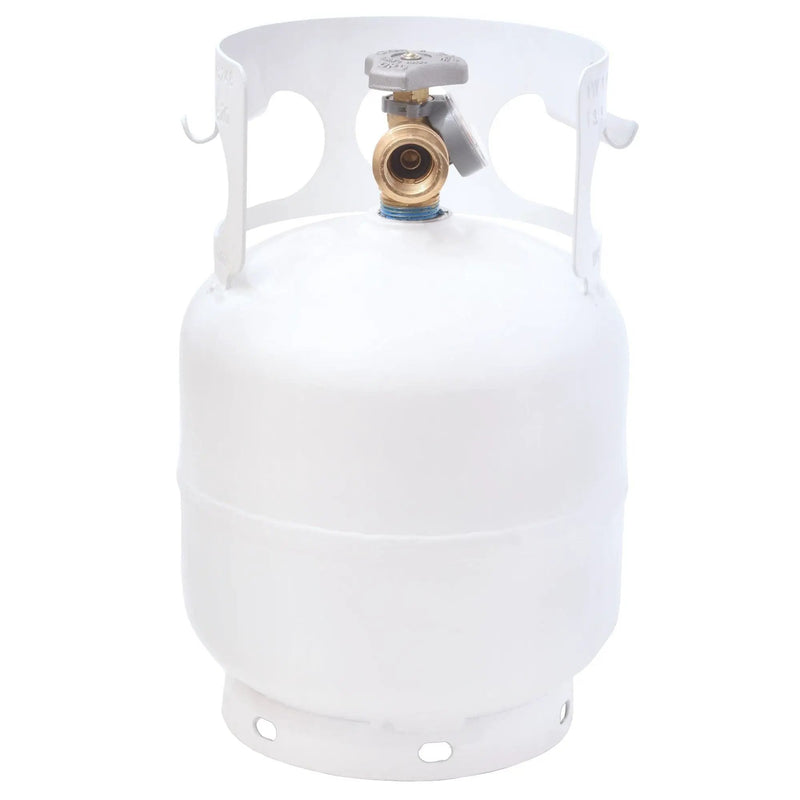 Flame King Portable 5lb Propane Tank LP Cylinder with OPD & Gauge by Flame King Products