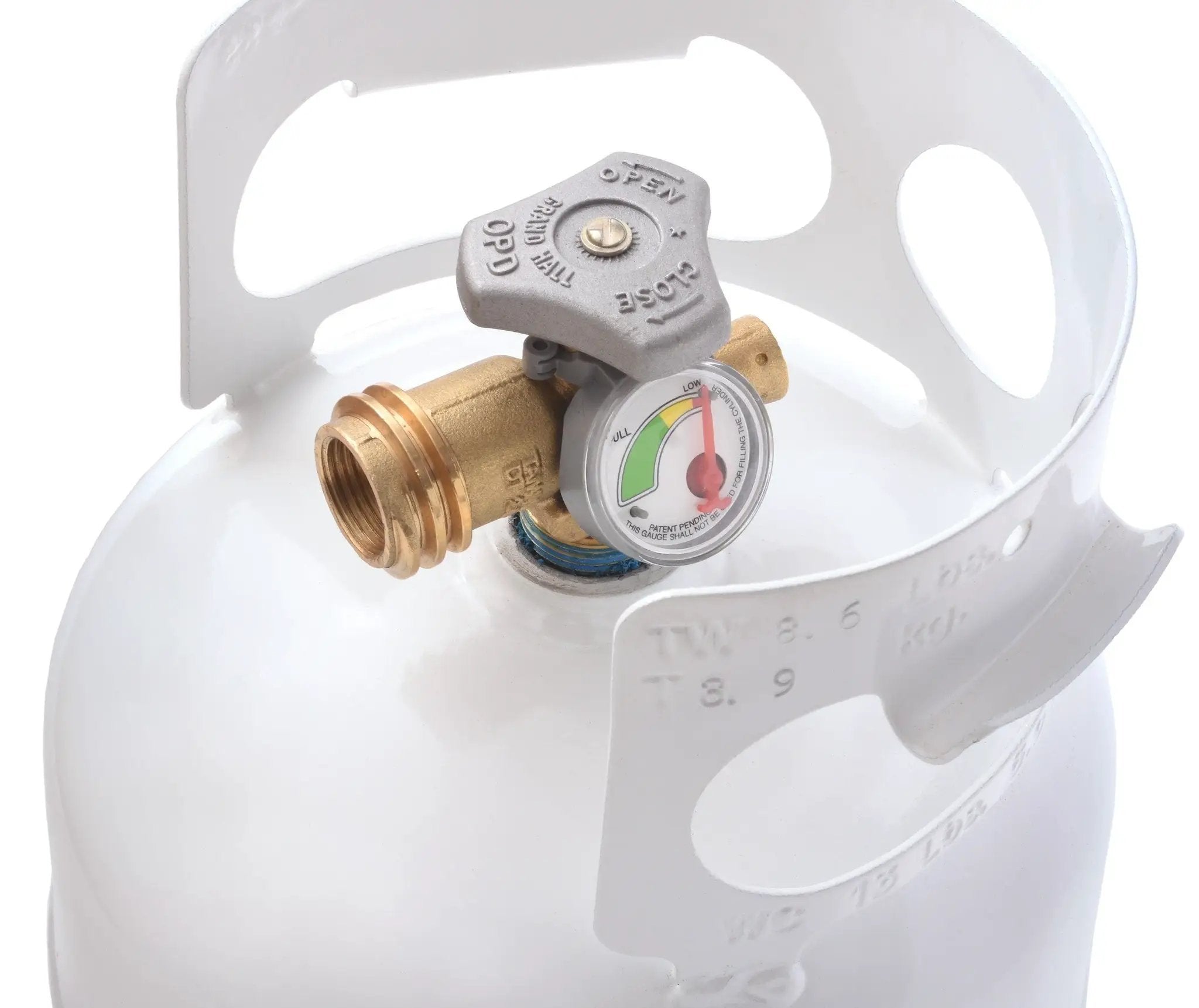 Flame King Portable 5lb Propane Tank LP Cylinder with OPD & Gauge by Flame King Products