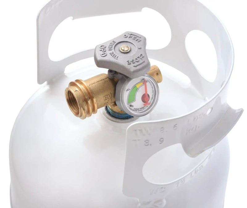 Flame King Portable 5lb Propane Tank LP Cylinder with OPD & Gauge by Flame King Products