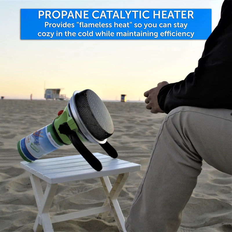Flame King Portable Heater Propane Gas Outdoor with Piezo Electric Start by Flame King Products