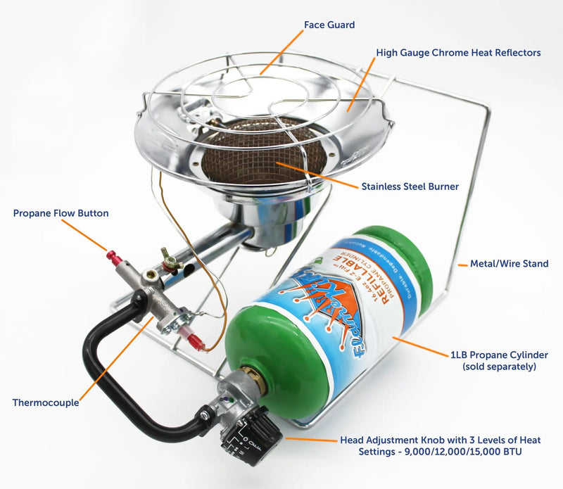 Flame King Portable Multi Use Burner Cooker Heater by Flame King Products