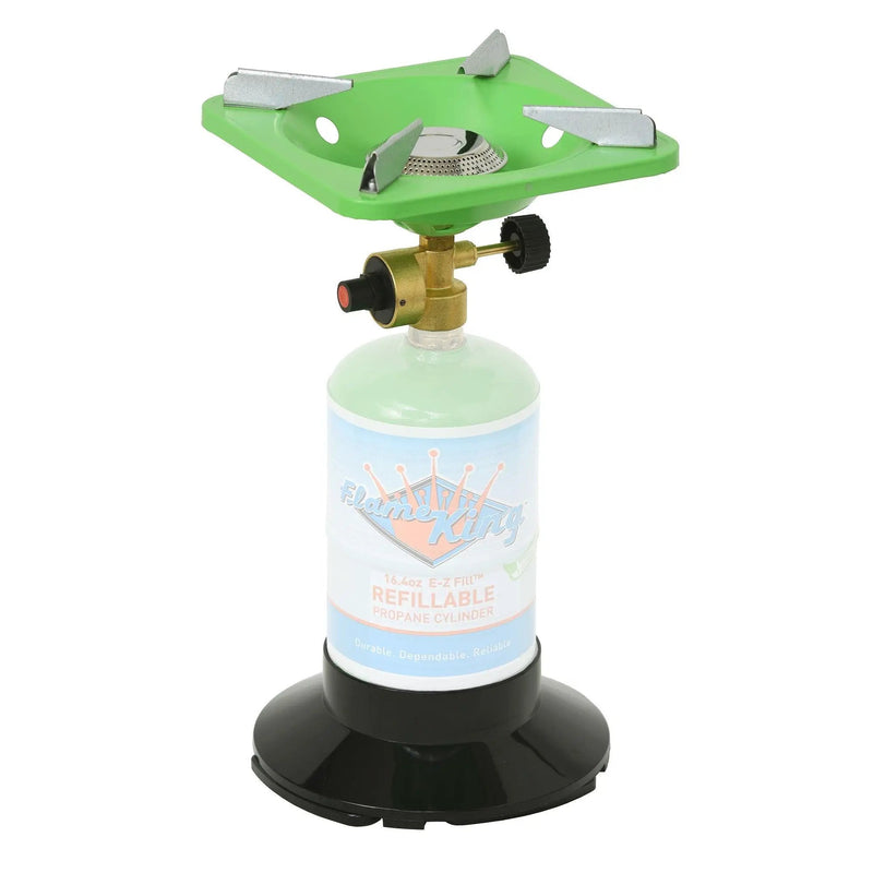 Flame King Portable Single Burner Cooker with 1 Lb Base Camping by Flame King Products