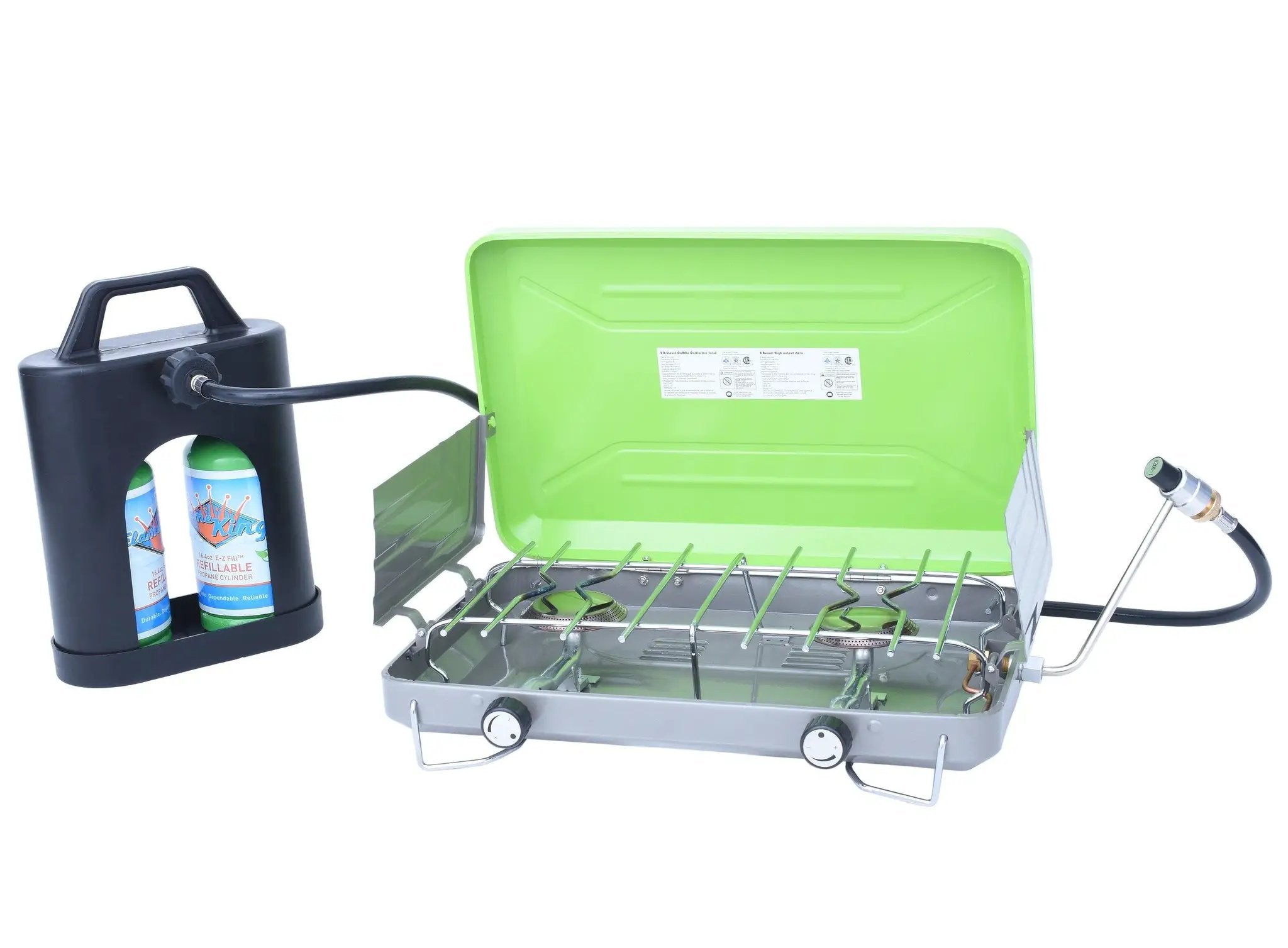 Flame King ProBoost Dual 1LB Propane Tank Carrier by Flame King Products