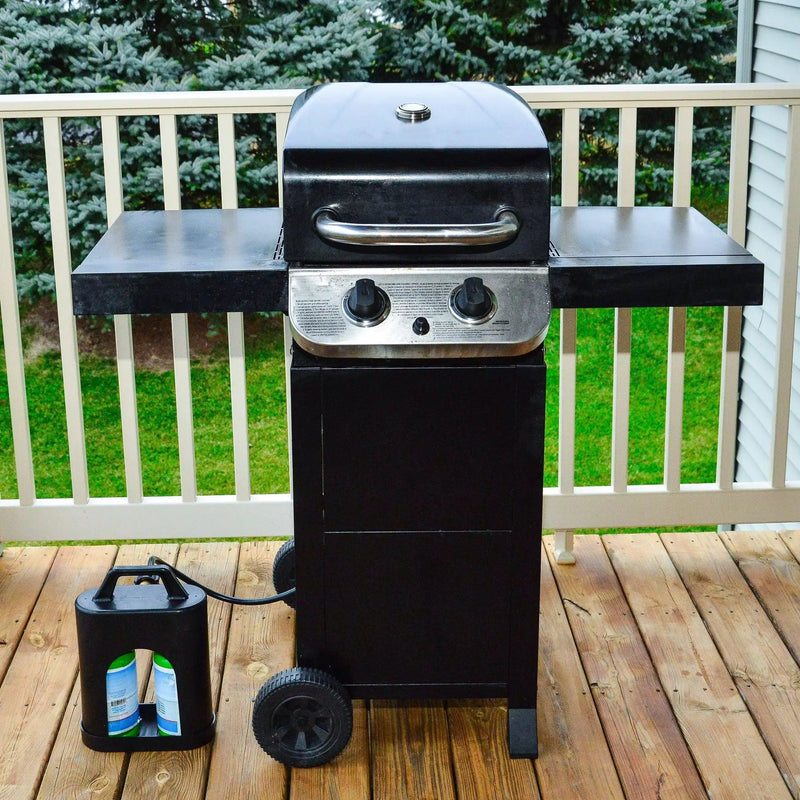 Flame King ProBoost Dual 1LB Propane Tank Carrier by Flame King Products