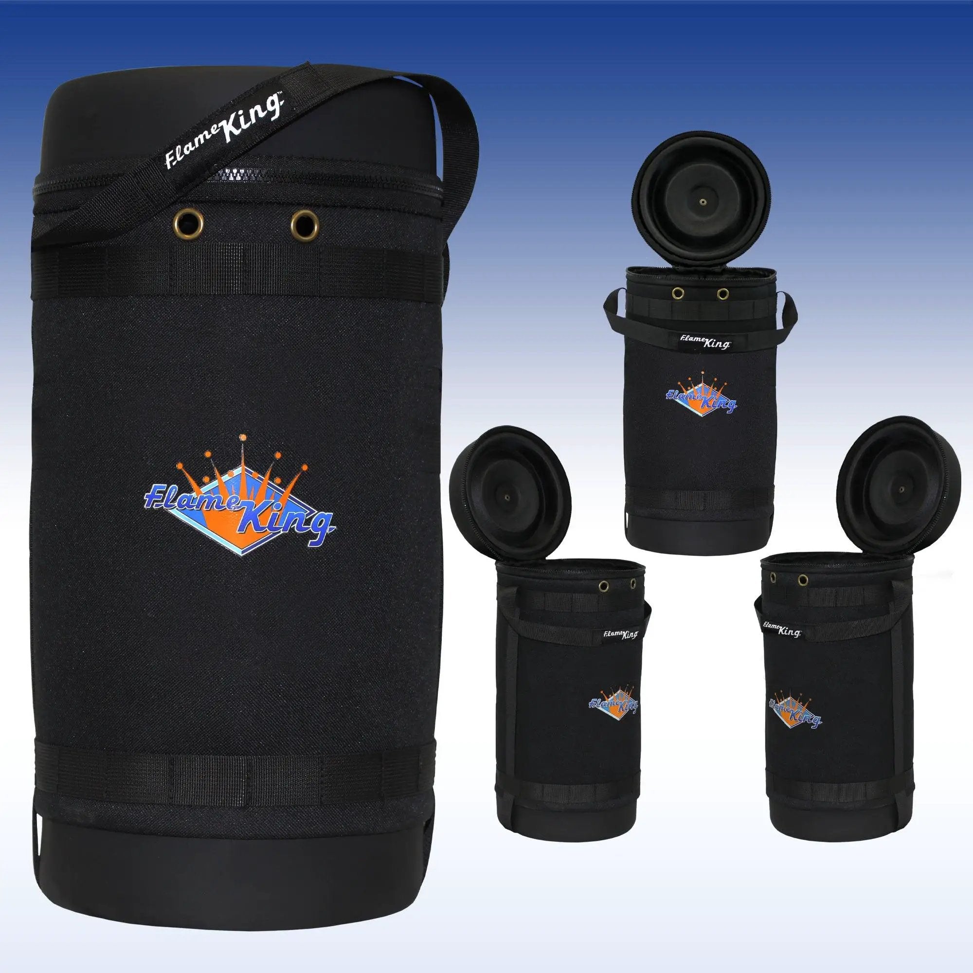 Flame King Propane Gas Hauler for 10lb Propane Tank Insulated Protective Carry Case by Flame King Products