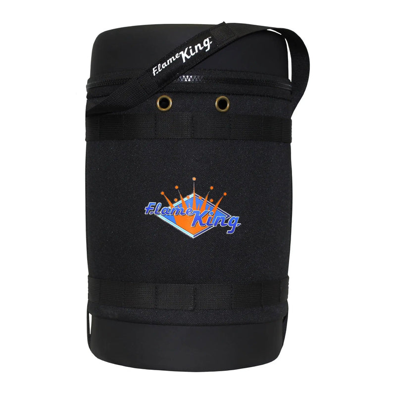Flame King Propane Gas Hauler for 5lb Propane Tank Insulated Protective Carry Case by Flame King Products