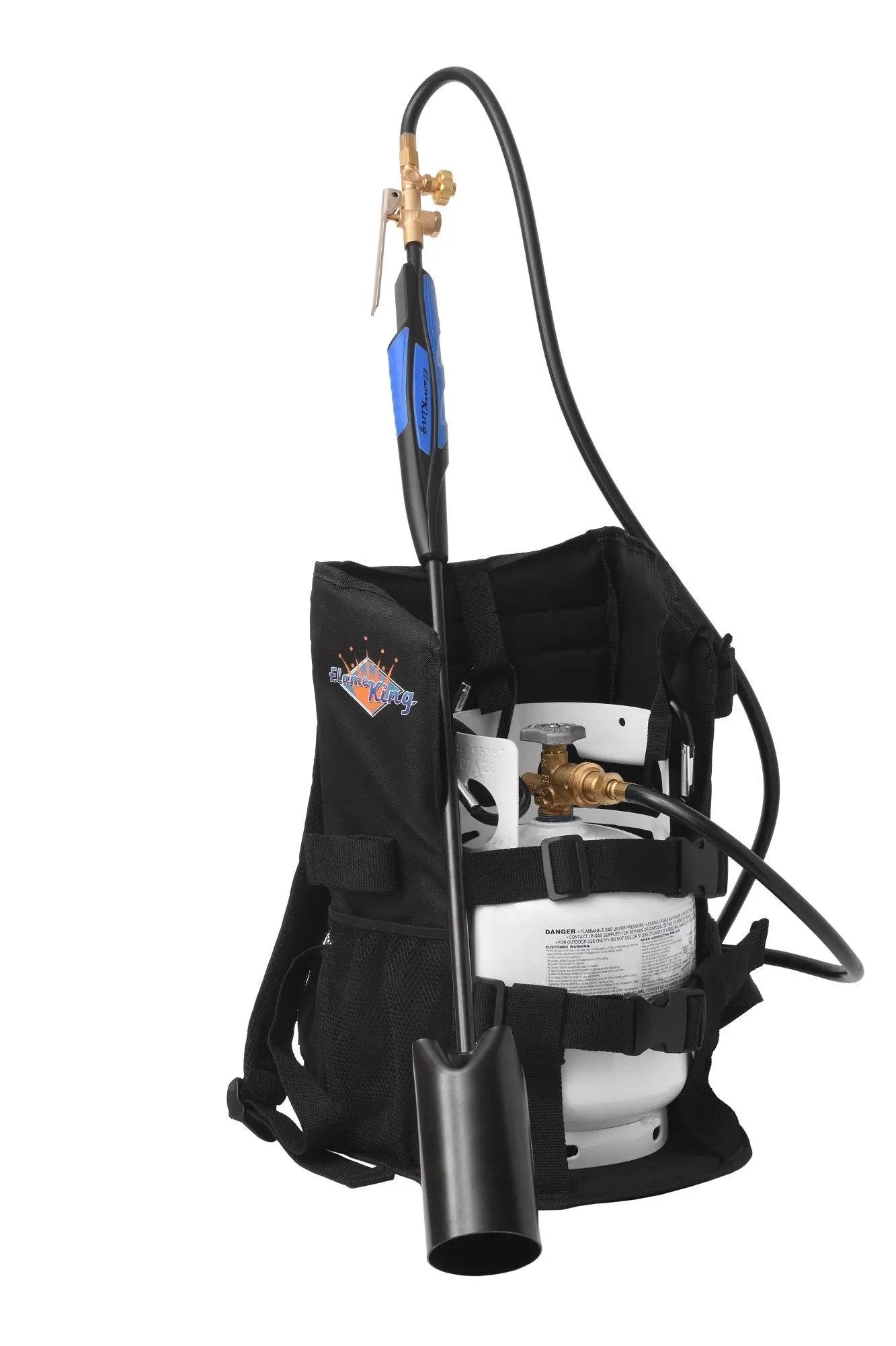 Flame King Propane Tank Backpack Carrier for 5lb or 10lb Cylinder For Weed Burner Torch by Flame King Products