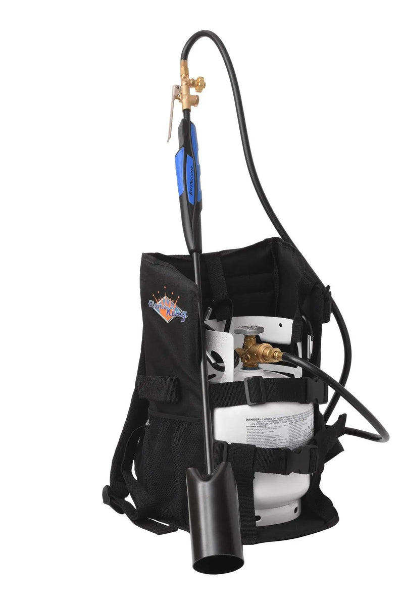 Flame King Propane Tank Backpack Carrier for 5lb or 10lb Cylinder For Weed Burner Torch by Flame King Products
