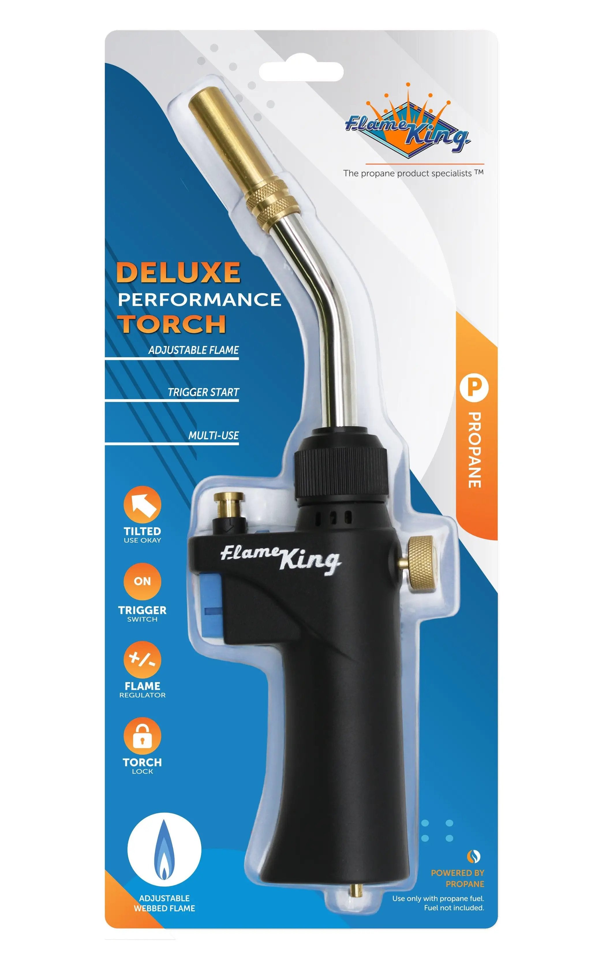Flame King Propane Torch Webbed Flame Soldering by Flame King Products