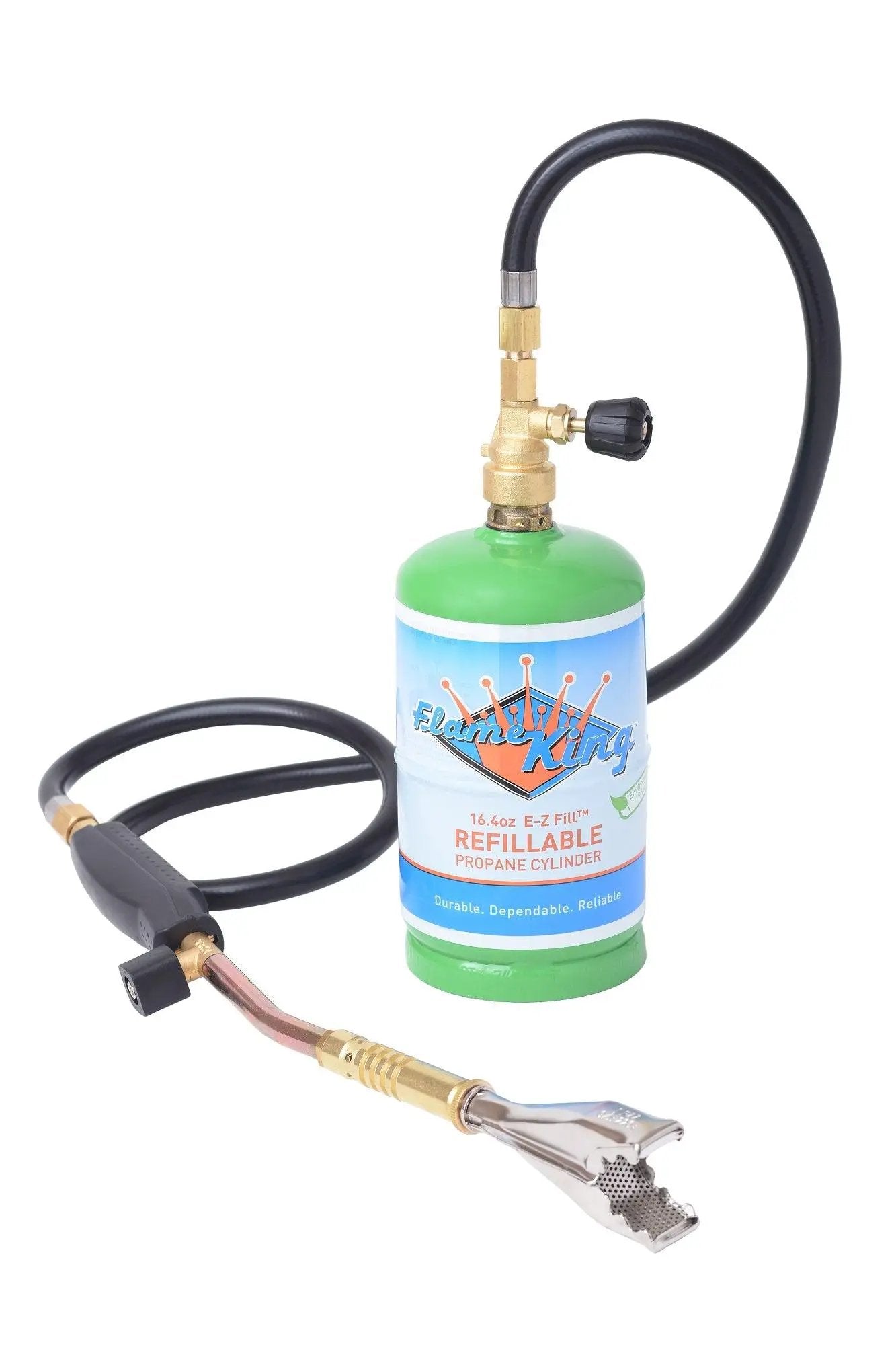 Flame King Propane Torch with 3 Interchangeable Tips by Flame King Products