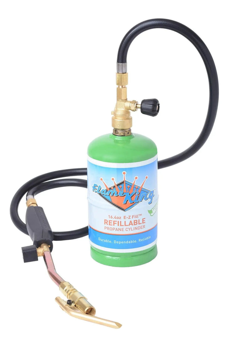 Flame King Propane Torch with 3 Interchangeable Tips by Flame King Products
