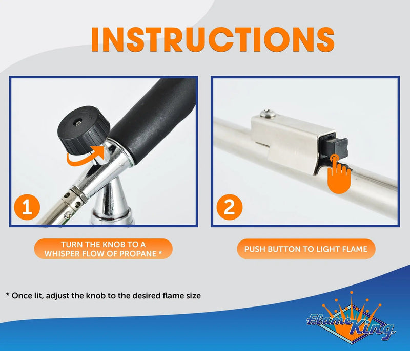 Flame King Propane Torch with Gas Ignitor by Flame King Products