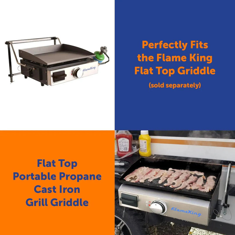 Flame King RV Camper Trailer Mounting Rack for Flame King Propane Portable Grill or Griddle by Flame King Products