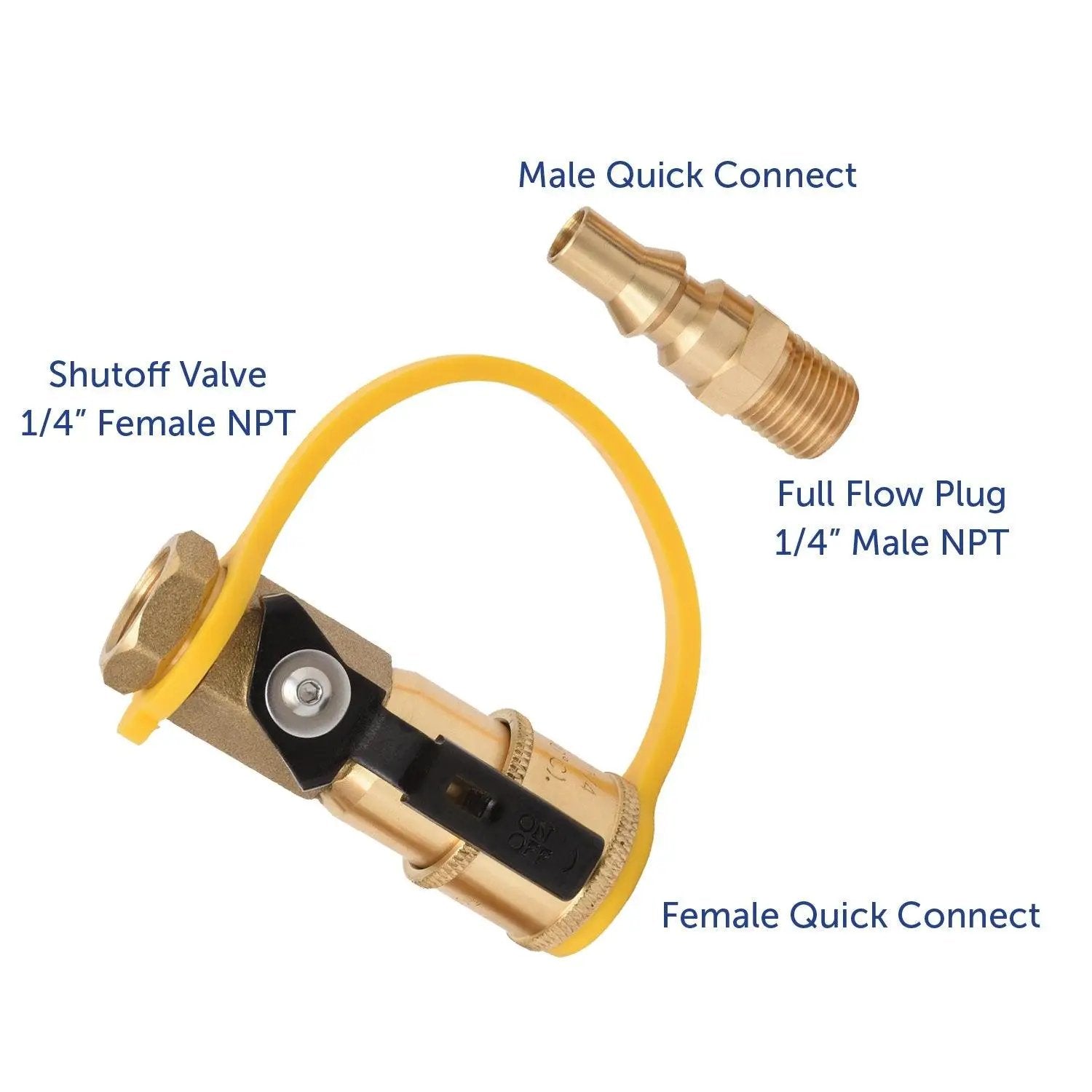 Flame King RV Grill Quick Connect Adapter by Flame King Products