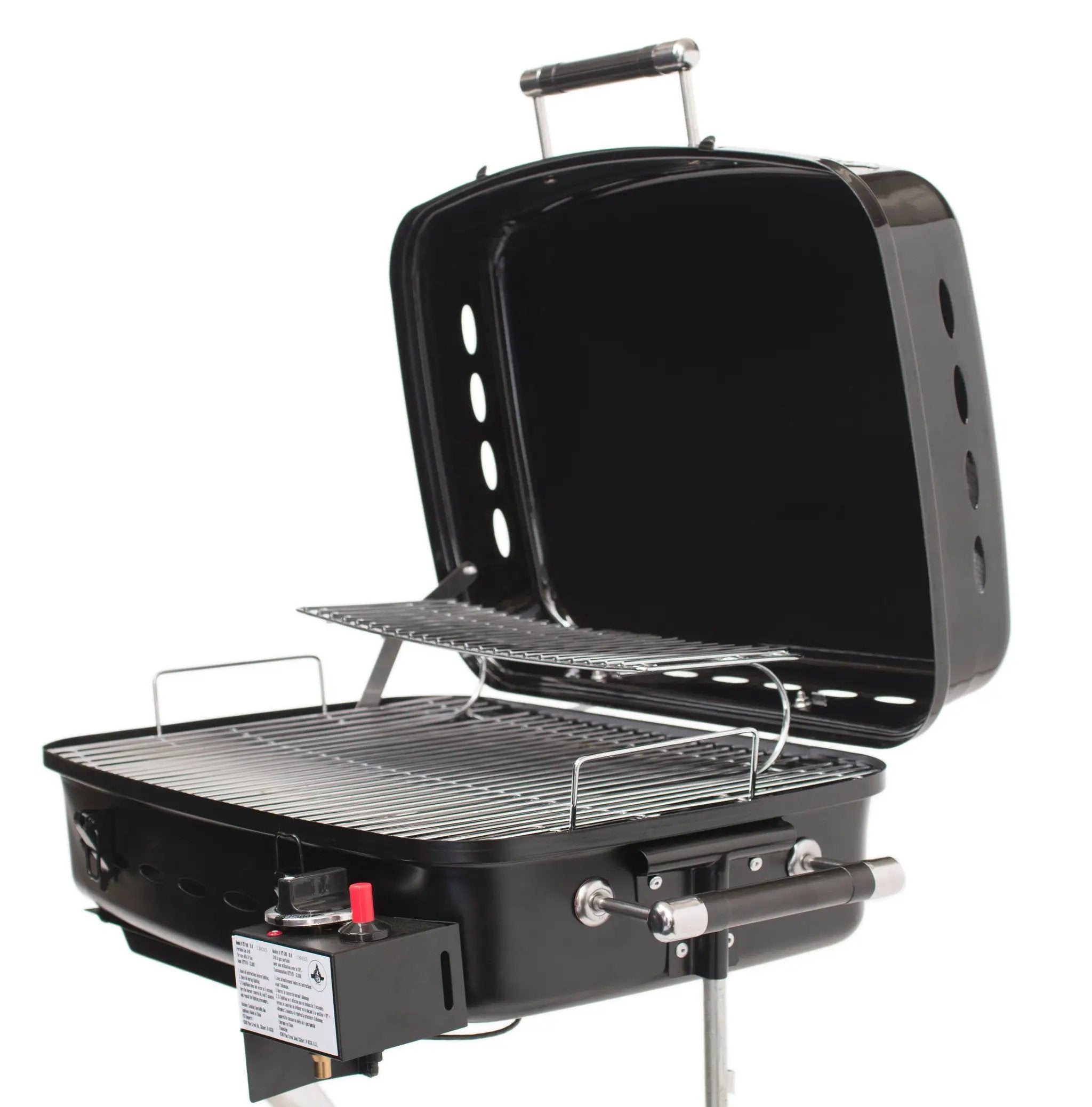 Flame King RV Trailer Mounted Grill BBQ with Carry Bag by Flame King Products