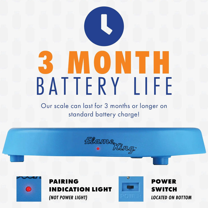 Flame King Smart Wireless Gauge Propane Tank Scale by Flame King Products