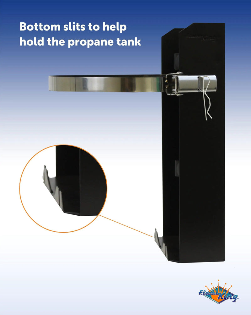 Flame King T-Racks 10lb Propane Tank Mounting Brackets Strap Campervan Overland Vehicles by Flame King Products