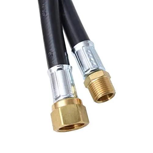 Flame King Thermo Plastic Hose Assembly for LP and Natural Gas, 40 Inch, 3/8 Inch by Flame King Products