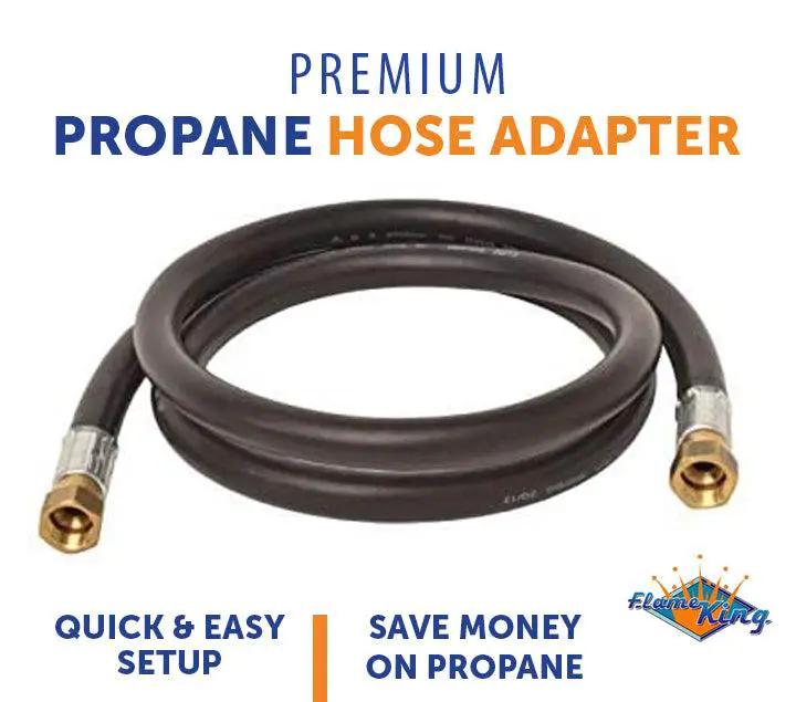 Flame King Thermo Rubber RV Slide Out Hose Assembly, 96 Inch, 3/8 Inch ID, Female to Female by Flame King Products
