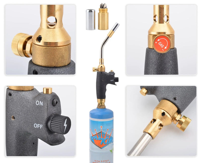 Flame King Welding Professional Auto-Ignition Max Heat Propane Torch Head by Flame King Products