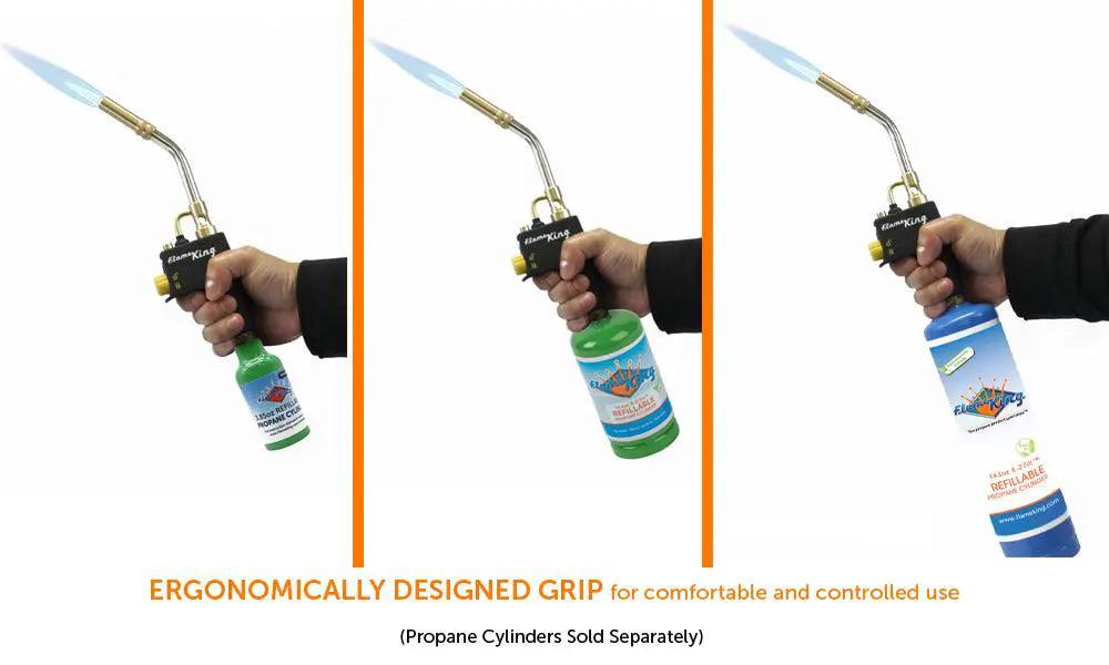 Flame King Welding Propane Torch Head High Intensity Swirl Flame by Flame King Products