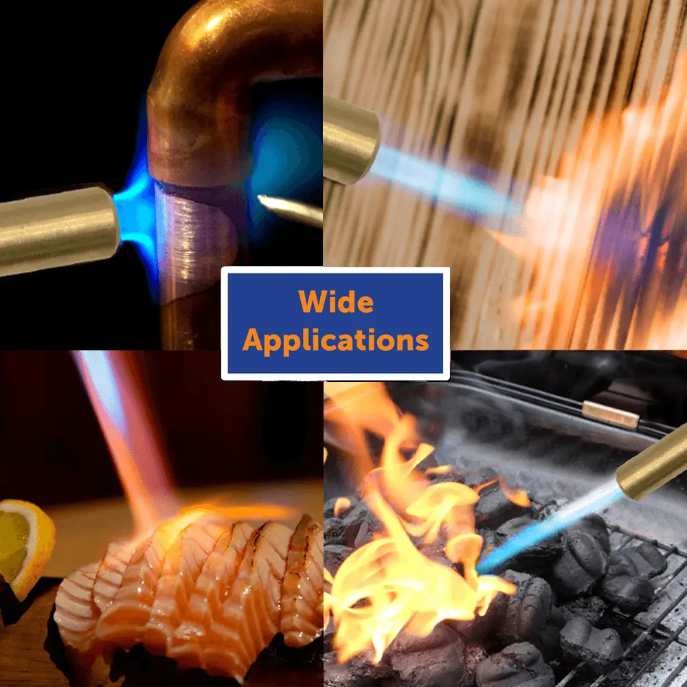 Flame King Welding Propane Torch Head High Intensity Swirl Flame by Flame King Products