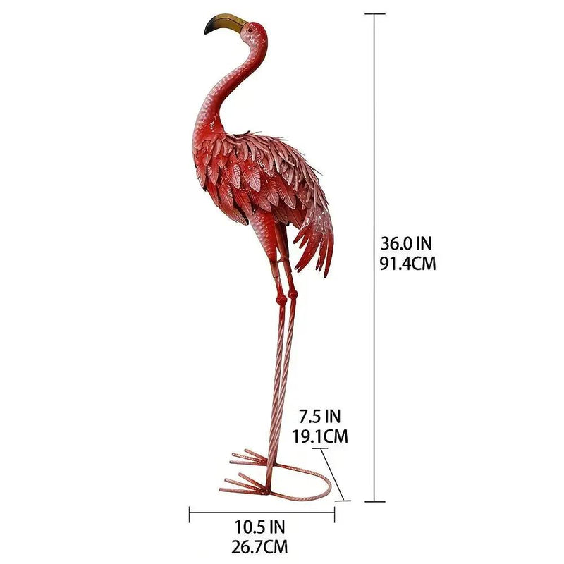 Flamingo Garden Statue by House Of Avana