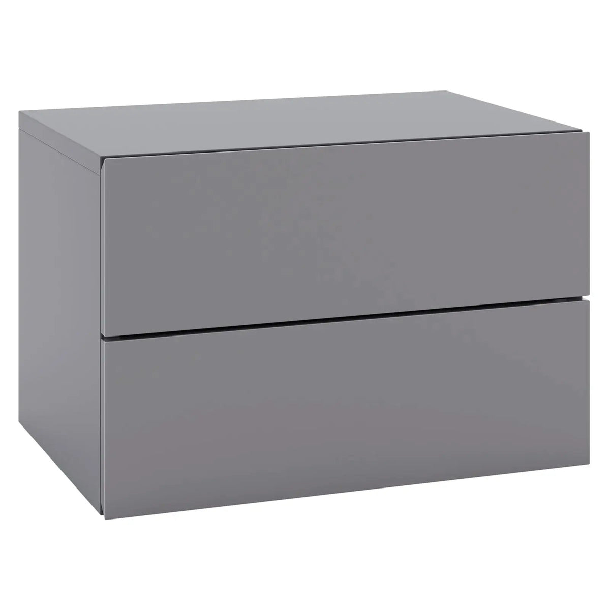 Floating Nightstand with Drawers and Storage Shelf, photo 5 of 16