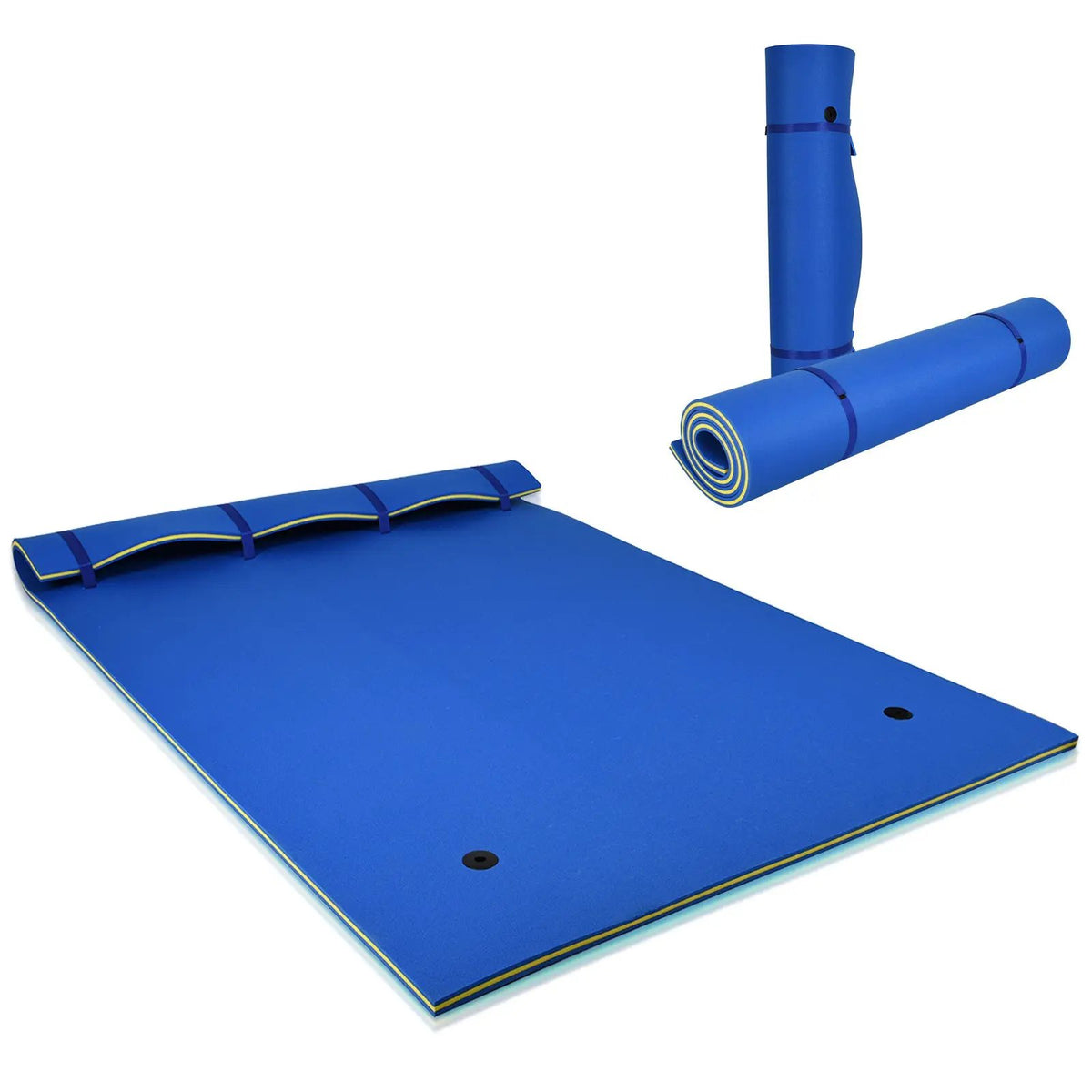 9' x 6' 3 Layer Floating Water Pad Foam Mat, photo 2 of 9