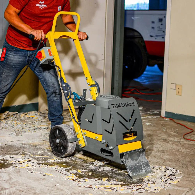 Electric Floor Scraper Vinyl Stripper Carpet Wood Floor Remover by Tomahawk Power