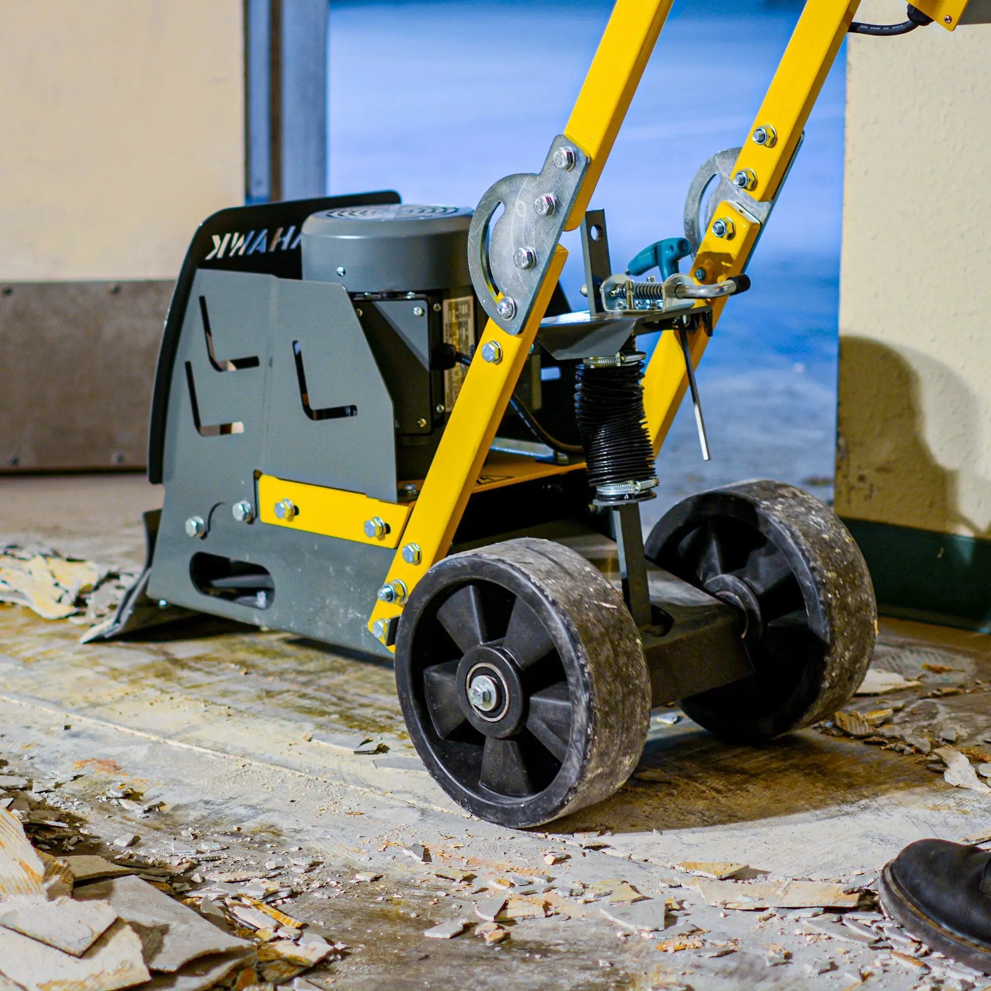 Electric Floor Scraper Vinyl Stripper Carpet Wood Floor Remover by Tomahawk Power