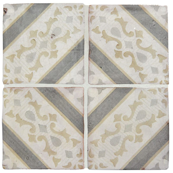 Florentine Glazed Terracotta Tiles 8x8