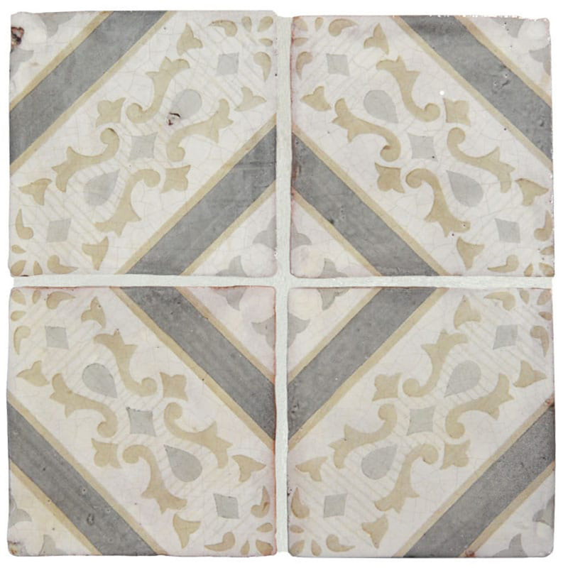 Florentine Glazed Terracotta Tiles 8x8 Glazed Terracotta 8x8 Tiles