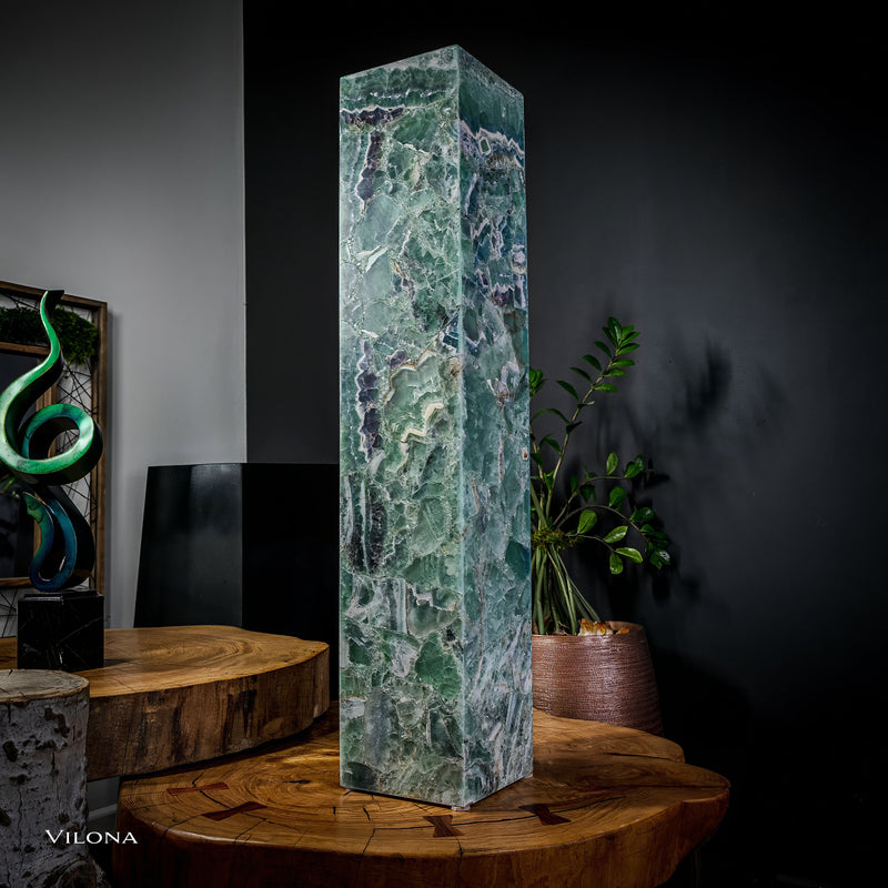 Fluorite Floor Lamp - Small - 39.5"H x 7.75"W - Square - (10/19), photo 12 of 12