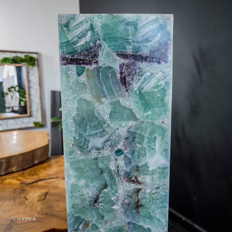 Fluorite Floor Lamp - Medium - 47"H x 8"W - Square (13/19), photo 12 of 13