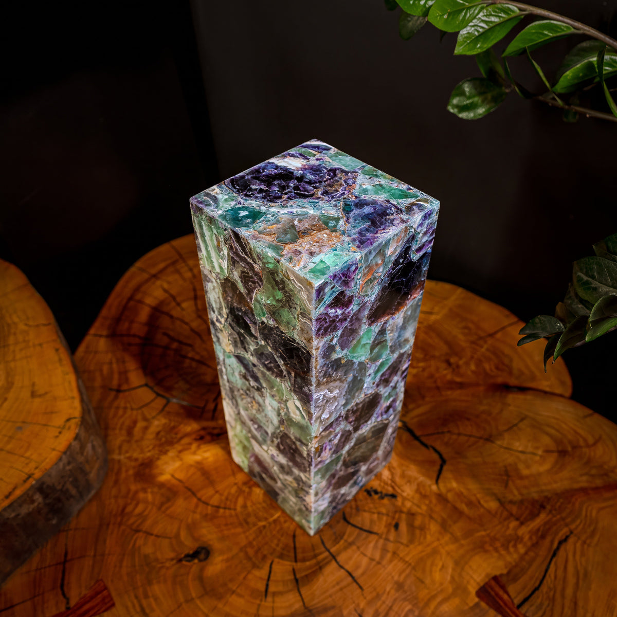 Fluorite Crystal Table Lamp #5 (Small Size), photo 9 of 9