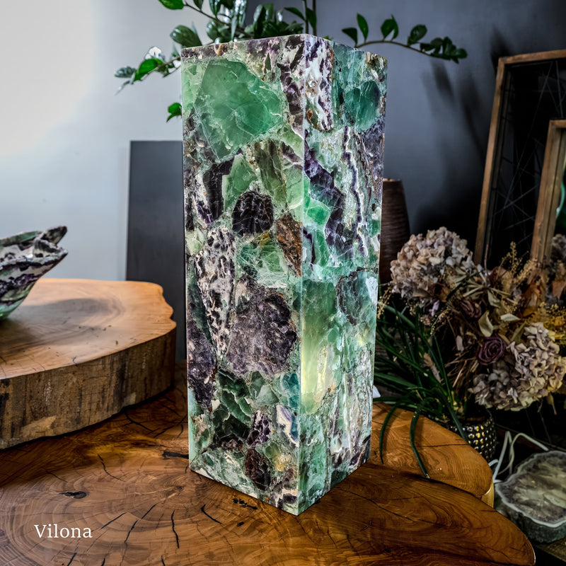 Fluorite Crystal Table Lamp (Medium Size) #2, photo 13 of 13