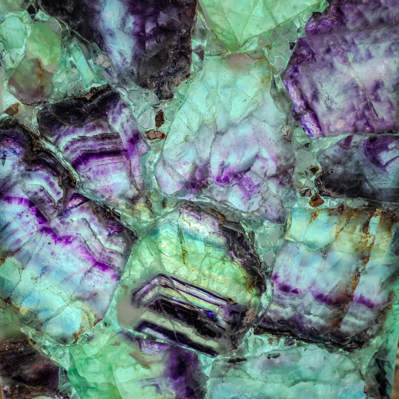 Fluorite Crystal Table Lamp (Medium Size) #3, photo 12 of 15