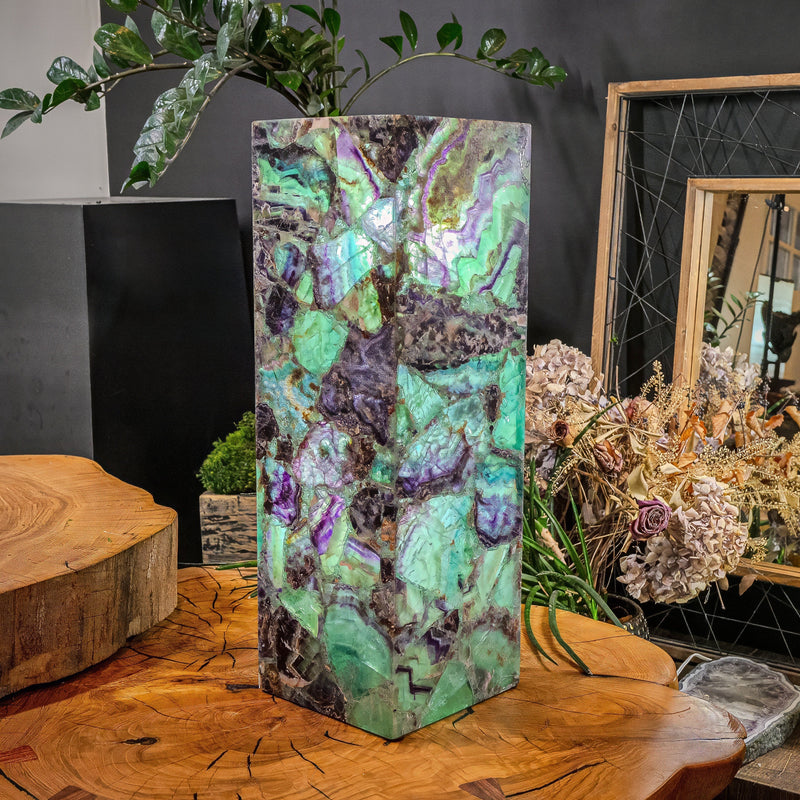 Fluorite Crystal Table Lamp (Medium Size) #4, photo 6 of 15