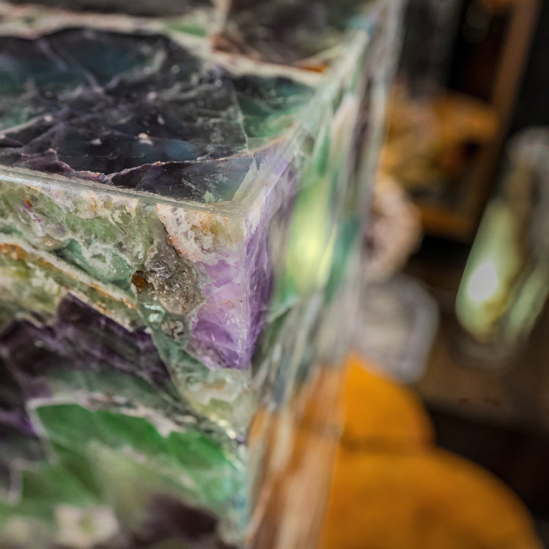 Fluorite Crystal Table Lamp (Medium Size) #4, photo 11 of 15