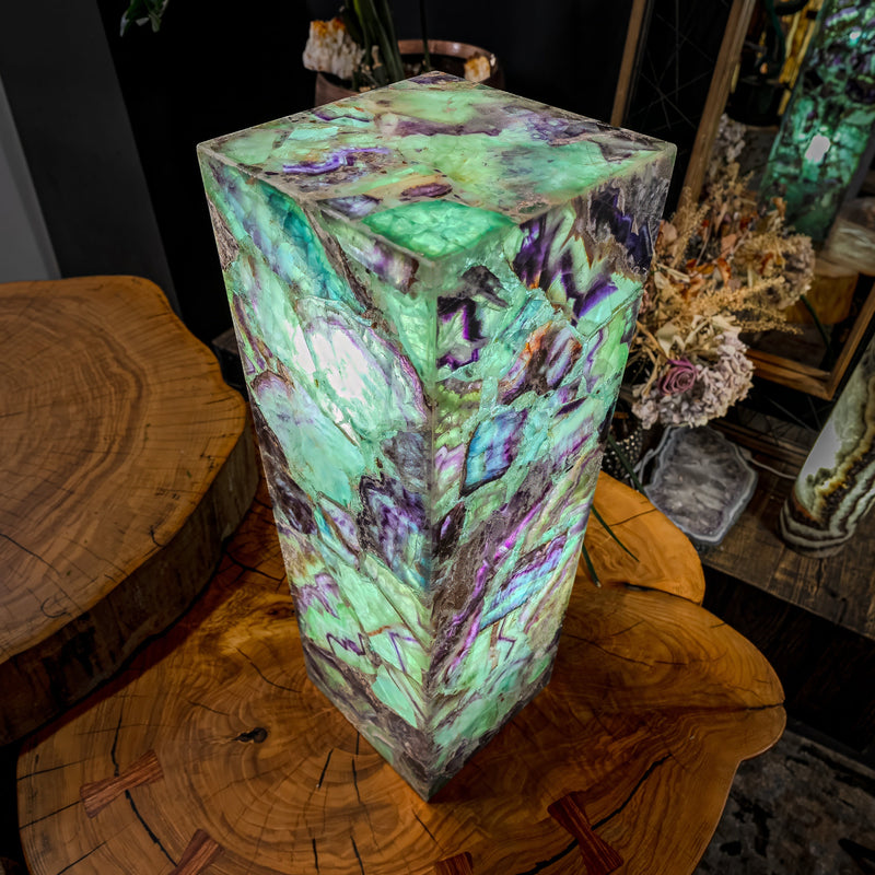 Fluorite Crystal Table Lamp (Medium Size) #5, photo 7 of 15