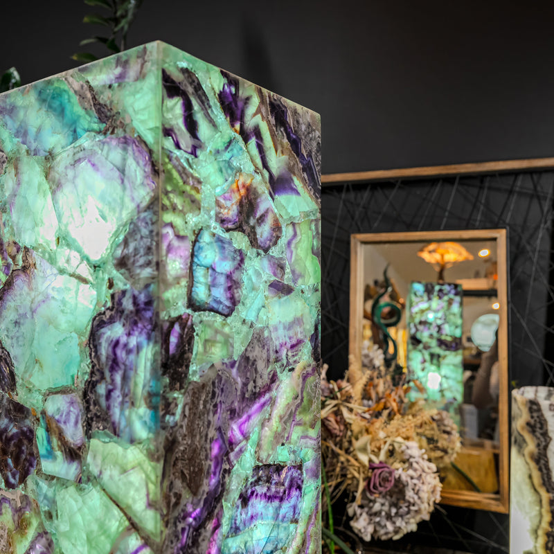 Fluorite Crystal Table Lamp (Medium Size) #5, photo 12 of 15