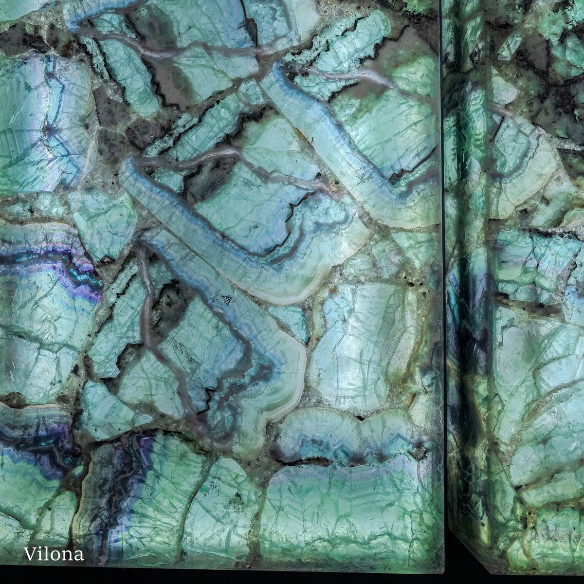 Fluorite Crystal Wall Panels #6 (Pair), photo 13 of 17