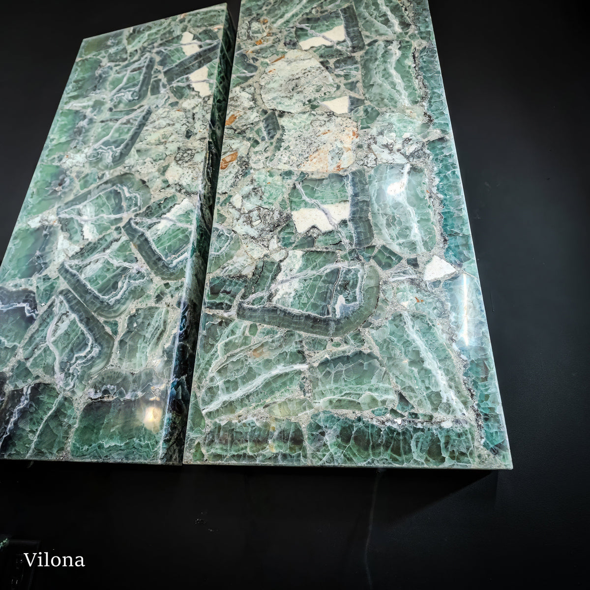 Fluorite Crystal Wall Panels #6 (Pair), photo 16 of 17