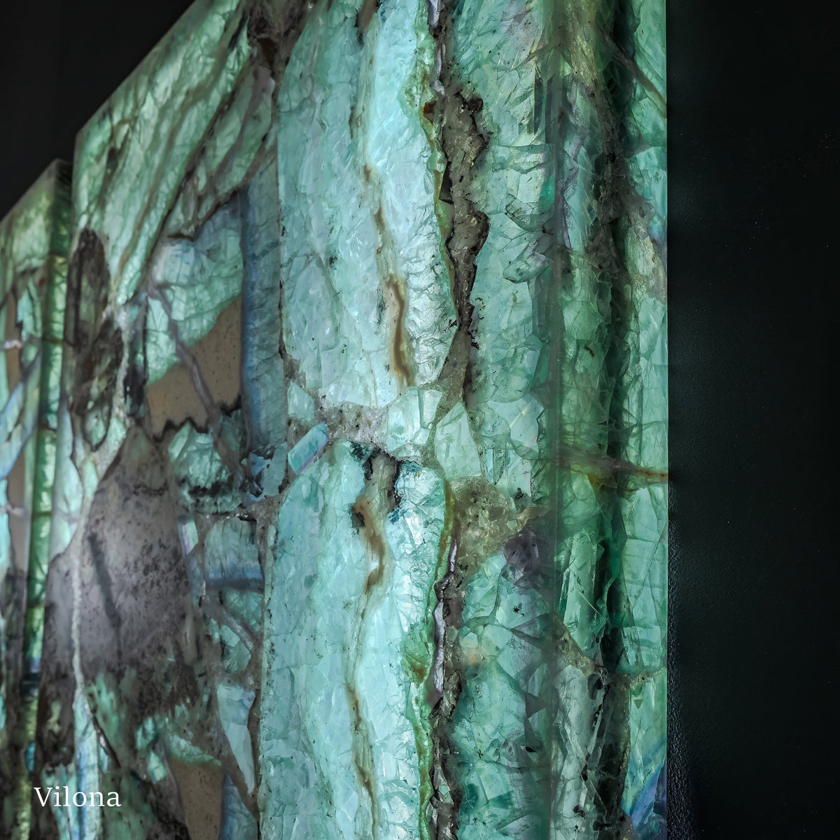 Fluorite Crystal Wall Panels #6 (Pair), photo 5 of 17