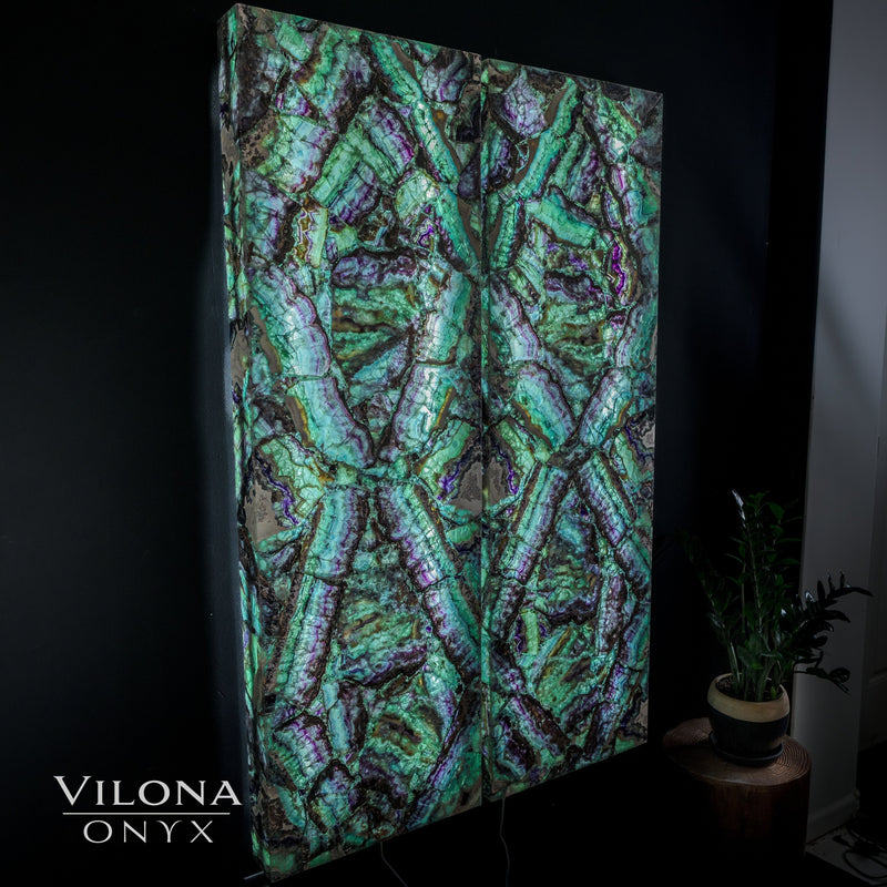 Fluorite Crystal Wall Panels (Set #8) Mosaic, photo 10 of 13