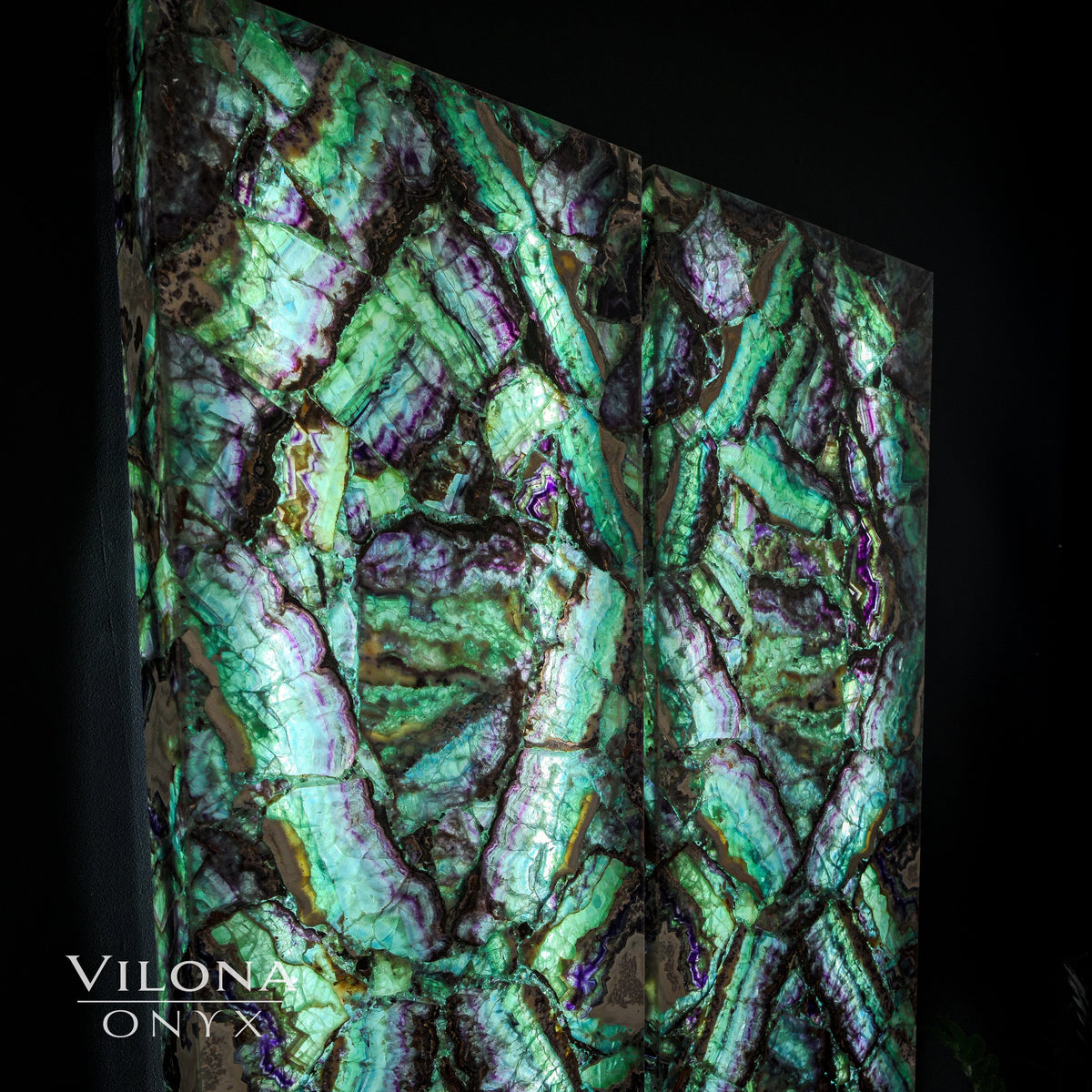 Fluorite Crystal Wall Panels (Set #8) Mosaic, photo 2 of 13