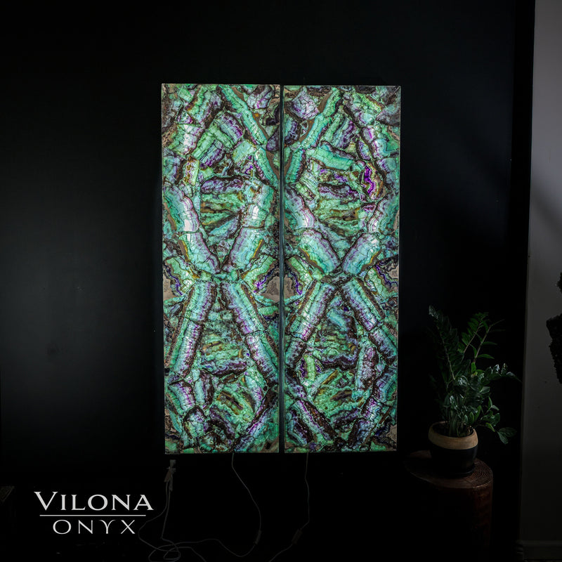 Fluorite Crystal Wall Panels (Set #8) Mosaic, photo 11 of 13
